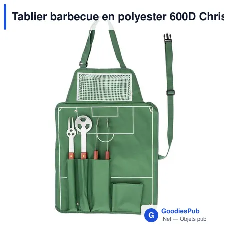 Tablier barbecue en polyester 600D Christina