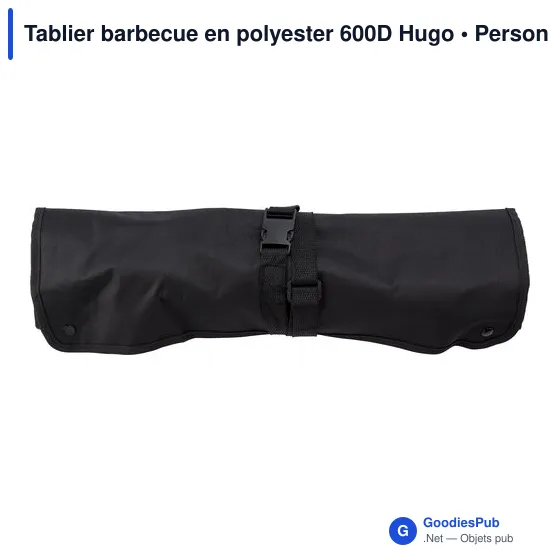 Tablier barbecue en polyester 600D Hugo - Image 2