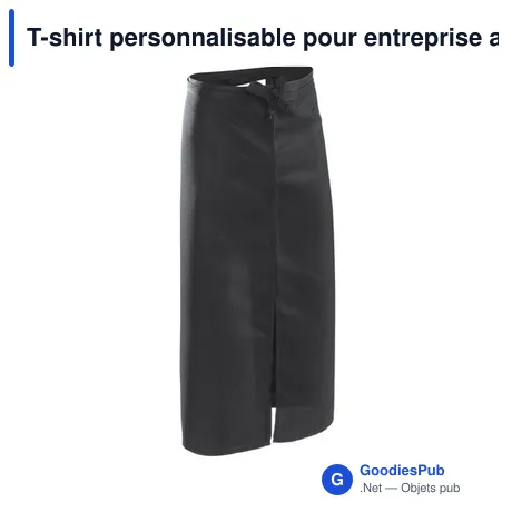 T-shirt personnalisable pour entreprise avec logo