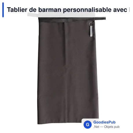 Tablier de barman personnalisable avec logo - Farah