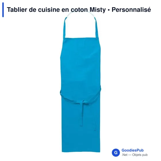 Tablier de cuisine en coton Misty - Image 2