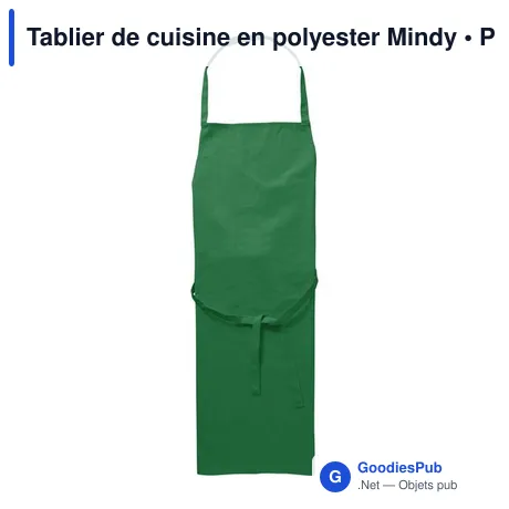 Tablier de cuisine en polyester Mindy