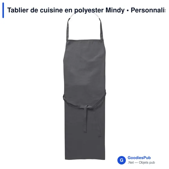 Tablier de cuisine en polyester Mindy - Image 11