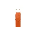 Variante orange - Tablier de cuisine en polyester Mindy