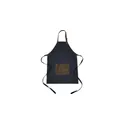 Variante bleu - Tablier personnalisé en canvas 450 g/m2 avec logo - Maria