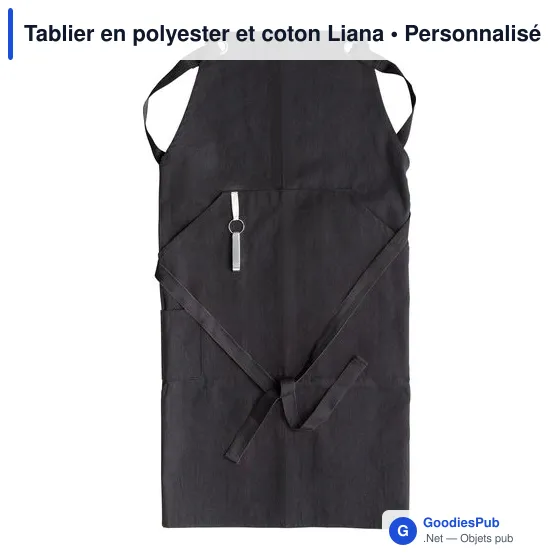 Tablier de cuisine personnalisable avec logo - Liana - Image 1