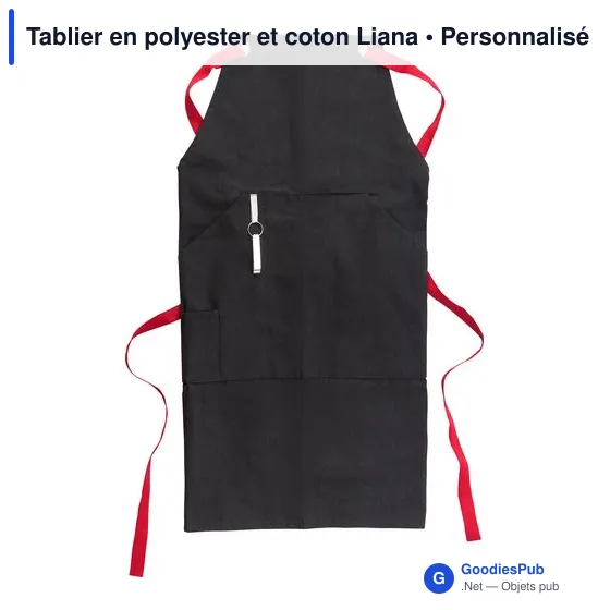 Tablier de cuisine personnalisable avec logo - Liana - Image 2