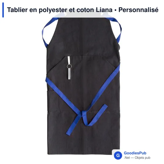 Tablier de cuisine personnalisable avec logo - Liana - Image 5