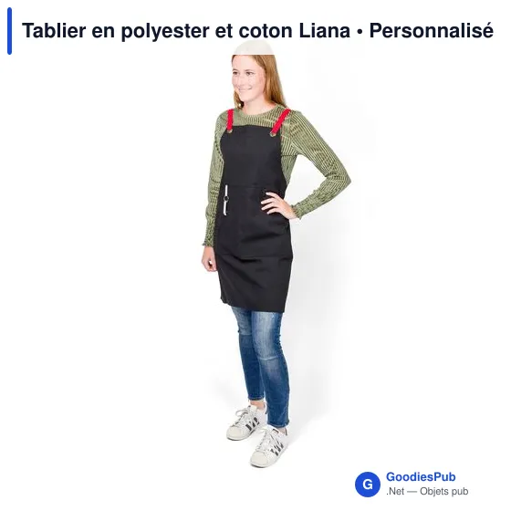 Tablier de cuisine personnalisable avec logo - Liana - Image 7