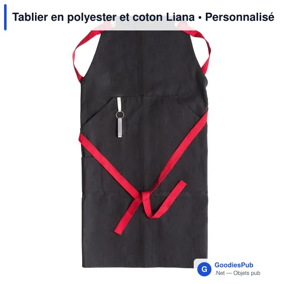 Tablier de cuisine personnalisable avec logo - Liana - Image 8