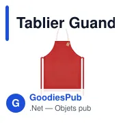 Tablier Guandak - Miniature 1