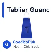Tablier Guandak - Miniature 4