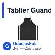 Tablier Guandak - Miniature 5