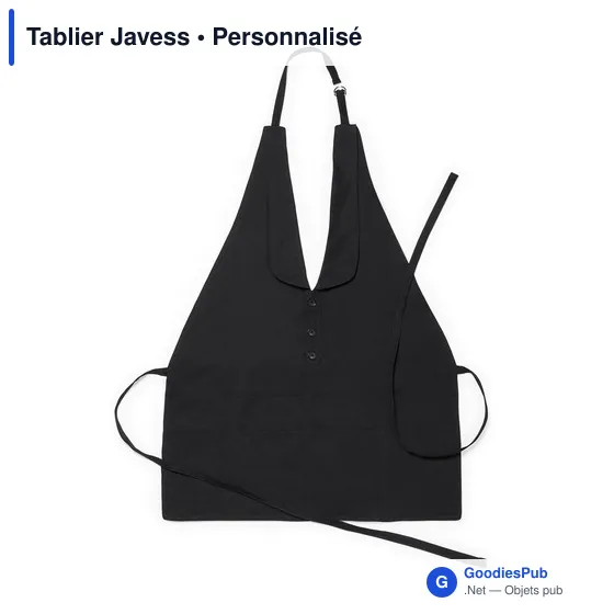 T-shirt personnalisable avec logo pour entreprise - Tablier élégant - Image 1