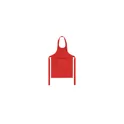 Variante rouge - Tablier personnalisable Jeizon avec logo - bleu clair