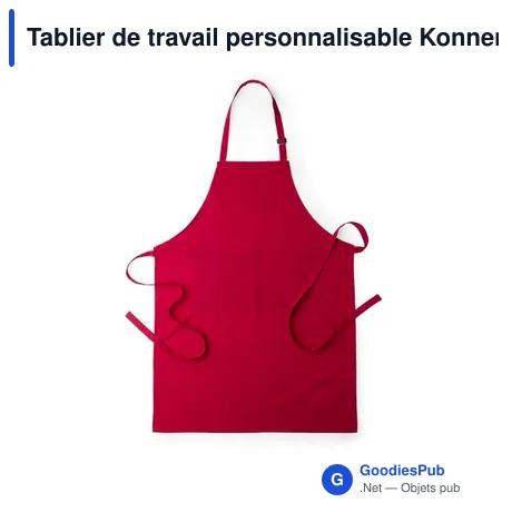 Tablier de travail personnalisable Konner avec logo
