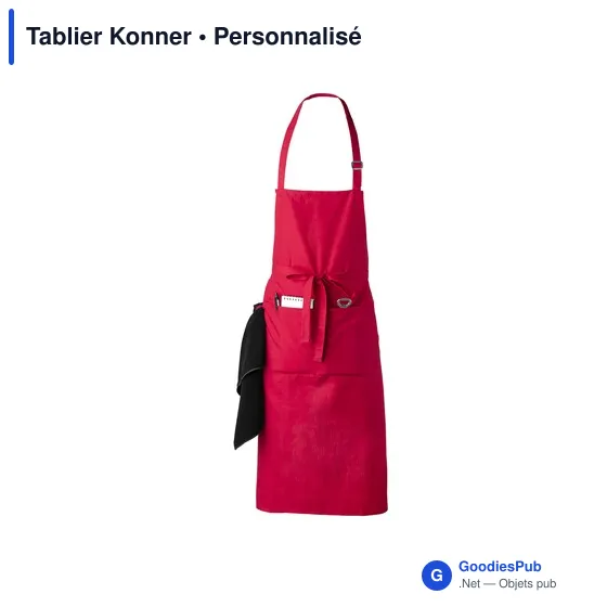 Tablier de travail personnalisable Konner avec logo - Image 6