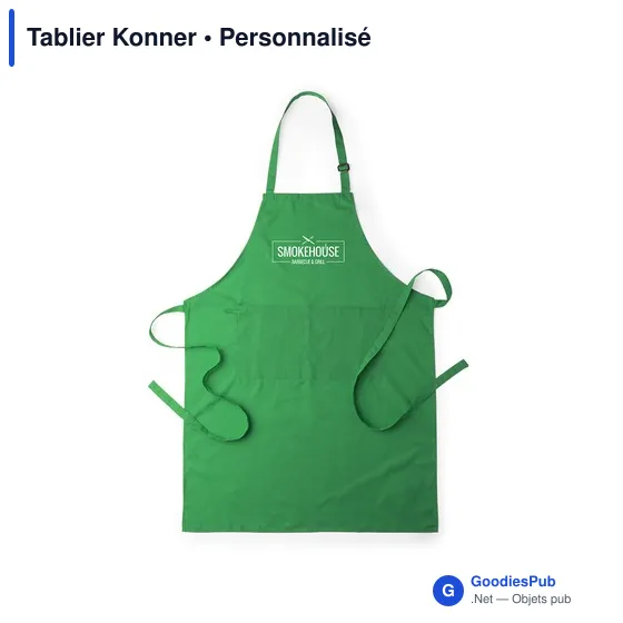 Tablier de travail personnalisable Konner avec logo - Image 7