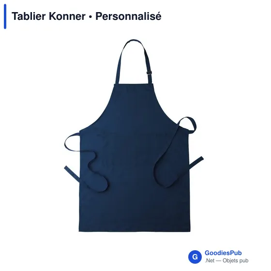 Tablier de travail personnalisable Konner avec logo - Image 10
