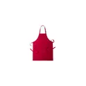 Variante rouge - Tablier de travail personnalisable Konner avec logo