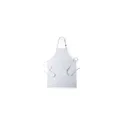 Variante blanc - Tablier de travail personnalisable Konner avec logo