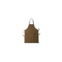 Variante marron - Tablier de travail personnalisable Konner avec logo