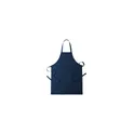 Variante bleu marine - Tablier de travail personnalisable Konner avec logo