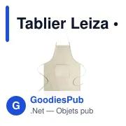 Tablier Leiza - Miniature 1