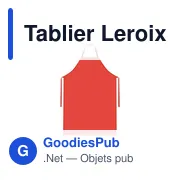 Tablier Leroix - Miniature 1