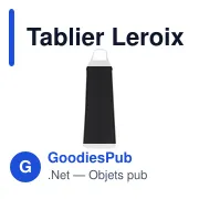 Tablier Leroix - Miniature 3