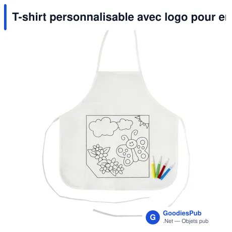 T-shirt personnalisable avec logo pour entreprise - Goodies B2B