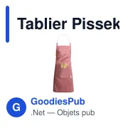 Tablier Pissek - Miniature 8