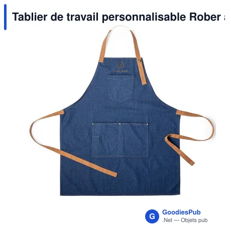 Tablier de travail personnalisable Rober avec logo