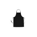 Variante noir - Tablier personnalisable Vance avec logo - Rouge