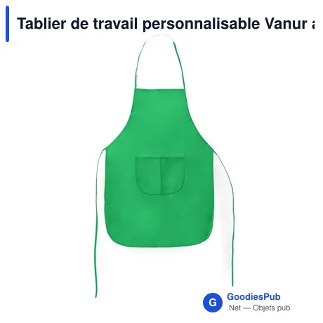 Tablier de travail personnalisable Vanur avec logo