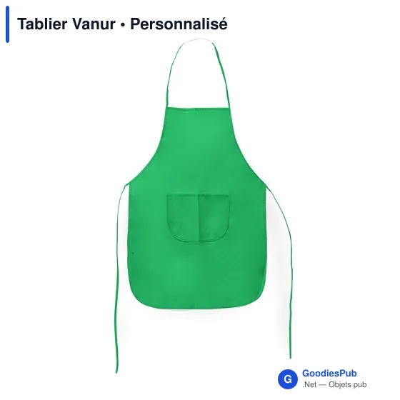 Tablier de travail personnalisable Vanur avec logo - Image 1