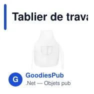 Tablier de travail personnalisable Vanur avec logo - Miniature 11