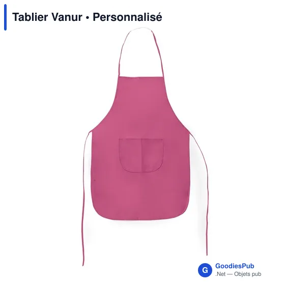 Tablier de travail personnalisable Vanur avec logo - Image 3