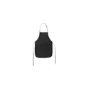 Variante noir - Tablier de travail personnalisable Vanur avec logo