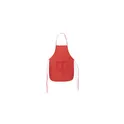 Variante rouge - Tablier de travail personnalisable Vanur avec logo