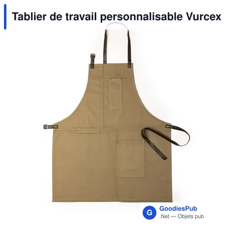 Tablier de travail personnalisable Vurcex avec logo