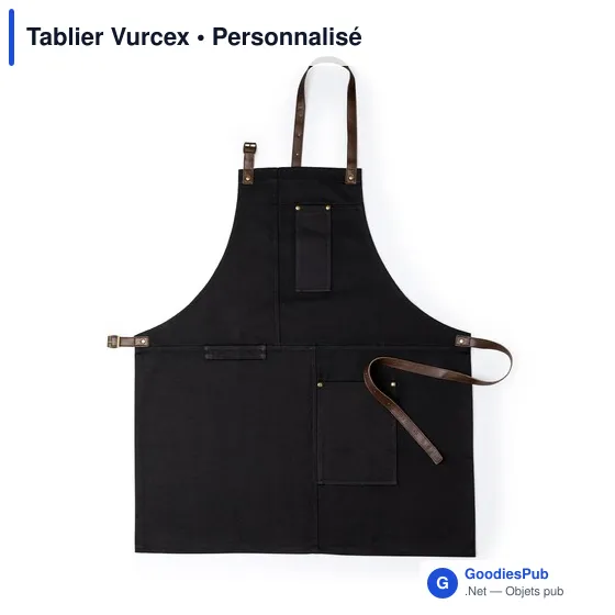 Tablier de travail personnalisable Vurcex avec logo - Image 3