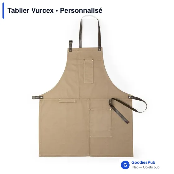 Tablier de travail personnalisable Vurcex avec logo - Image 5