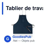 Tablier de travail personnalisable Vurcex avec logo - Miniature 9