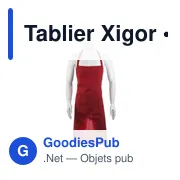 Tablier Xigor - Miniature 4