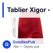 Tablier Xigor - Miniature 5