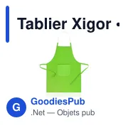 Tablier Xigor - Miniature 7