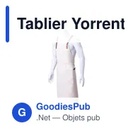 Tablier Yorrent - Miniature 2
