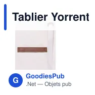 Tablier Yorrent - Miniature 7