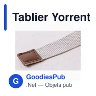 Tablier Yorrent - Miniature 8